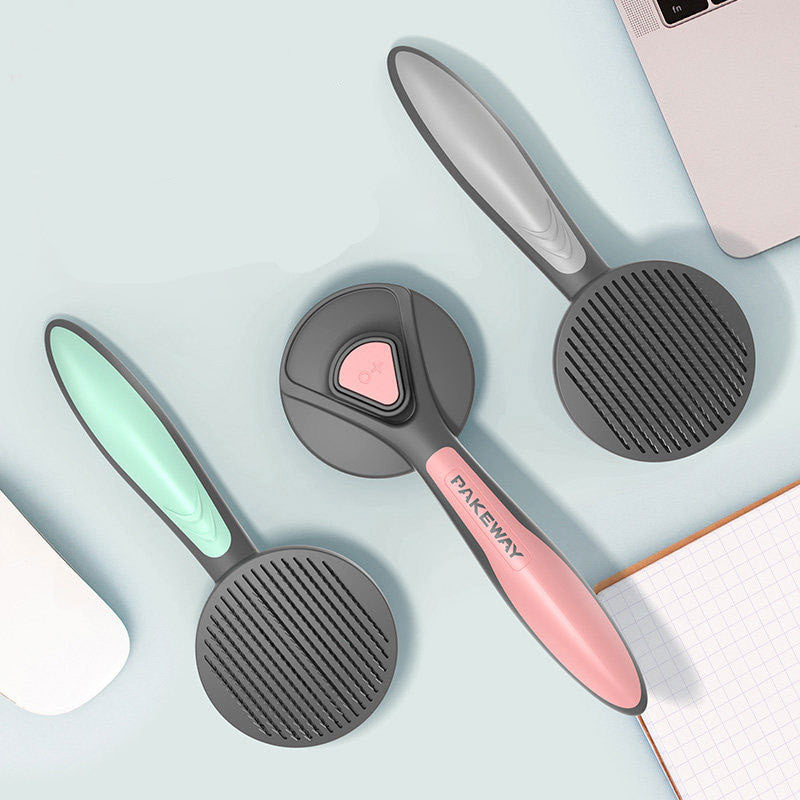 Transform Your Pet Grooming Experience with the Pet Floating Hair Combing Brush