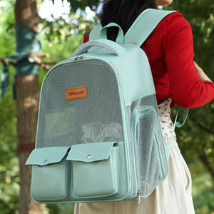The Ultimate Companion for Pet Owners: Breathable Large Capacity Backpack