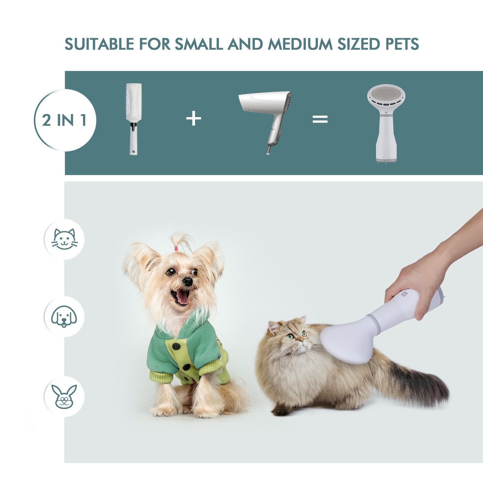Transform Your Grooming Routine with the Dog Hair Dryer Grooming Dryer Slicker Brush