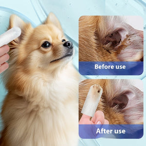 Keep Your Pet's Ears Clean with Pet Ear Cleaning Finger Wipes