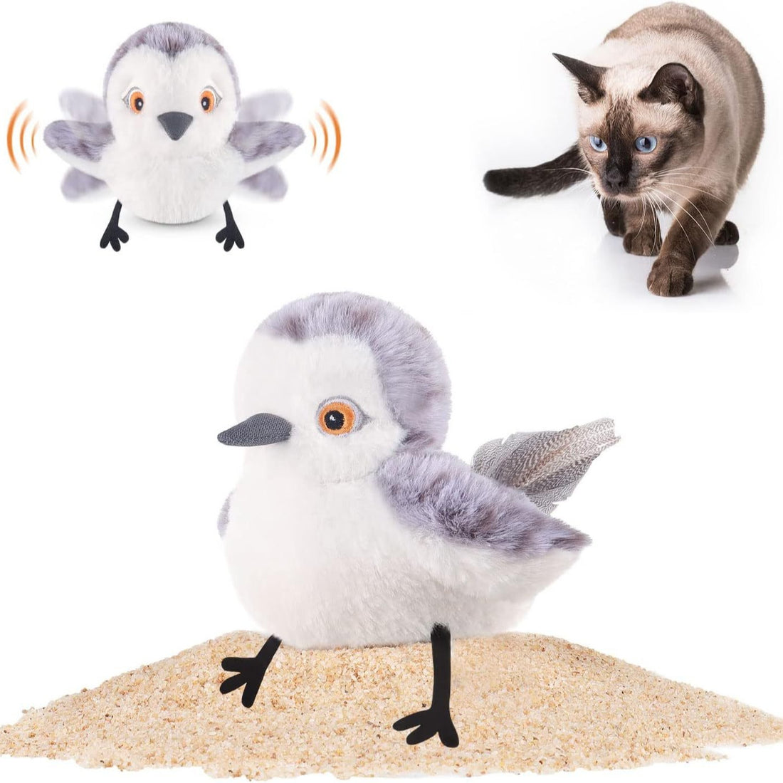 Interactive Plush Toys For Indoor Cats