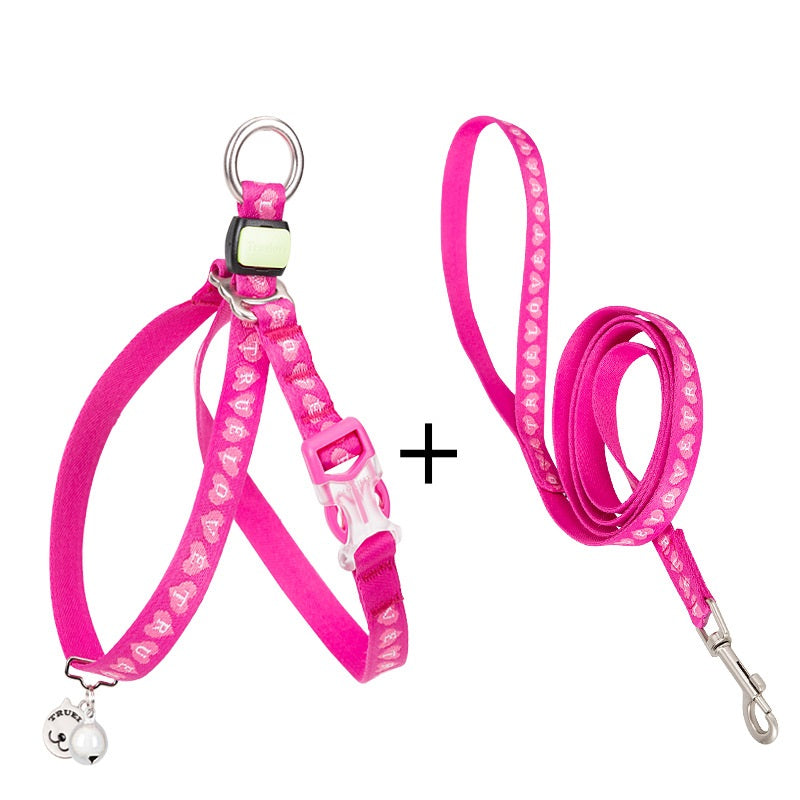 Vest Small Dog Teddy Leash
