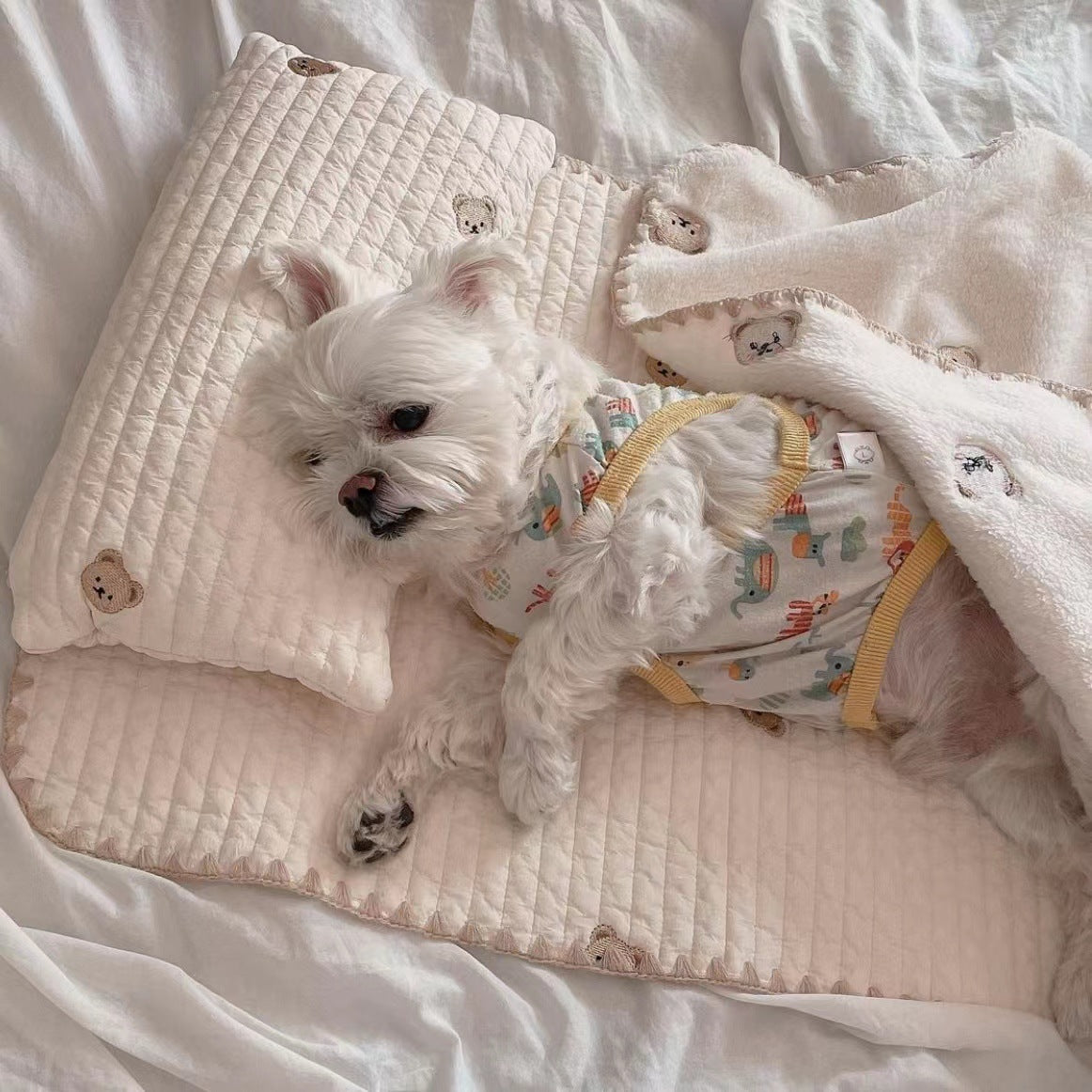 Square Mat Removable And Washable Dog Bed