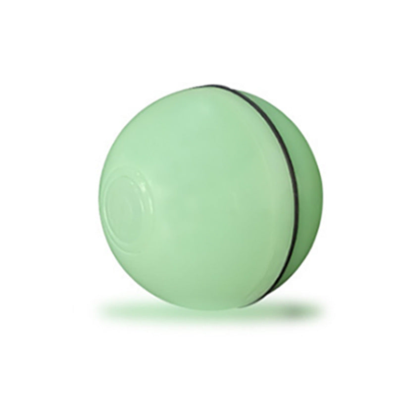 USB Rolling Flashing Cat Ball Toy