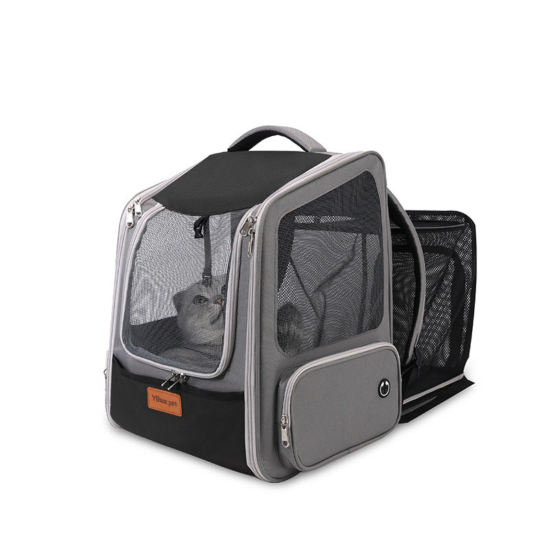 Portable Pet Backpack Expandable