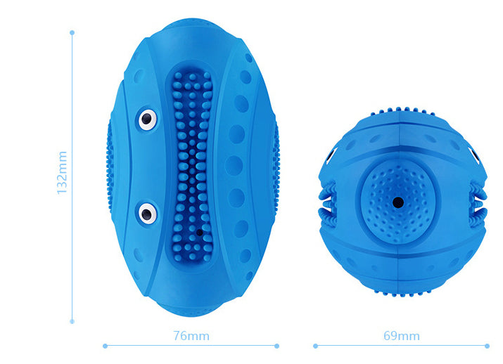 Vocal Rugby Pet Toy Natural Rubber