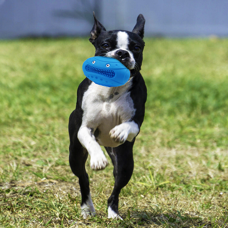 Vocal Rugby Pet Toy Natural Rubber