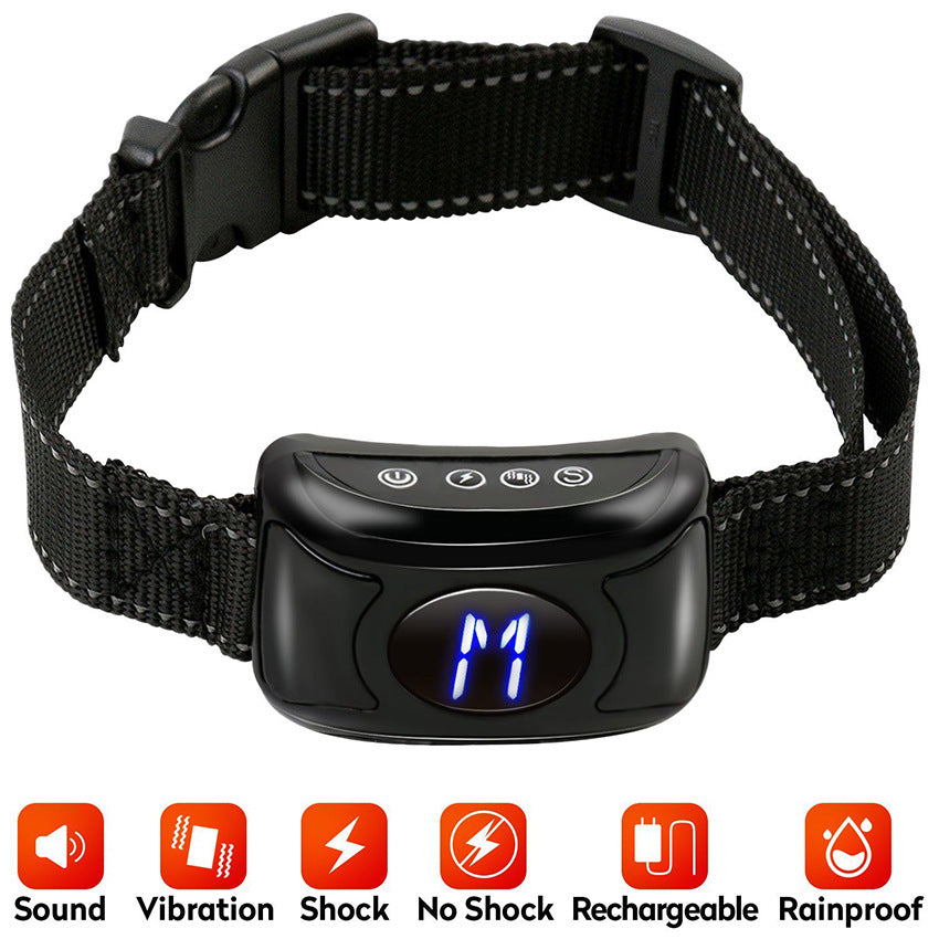 Voice Control Automatic Bark Stopper Dog Trainer Rechargeable Voice Control Bark Stopper Collar