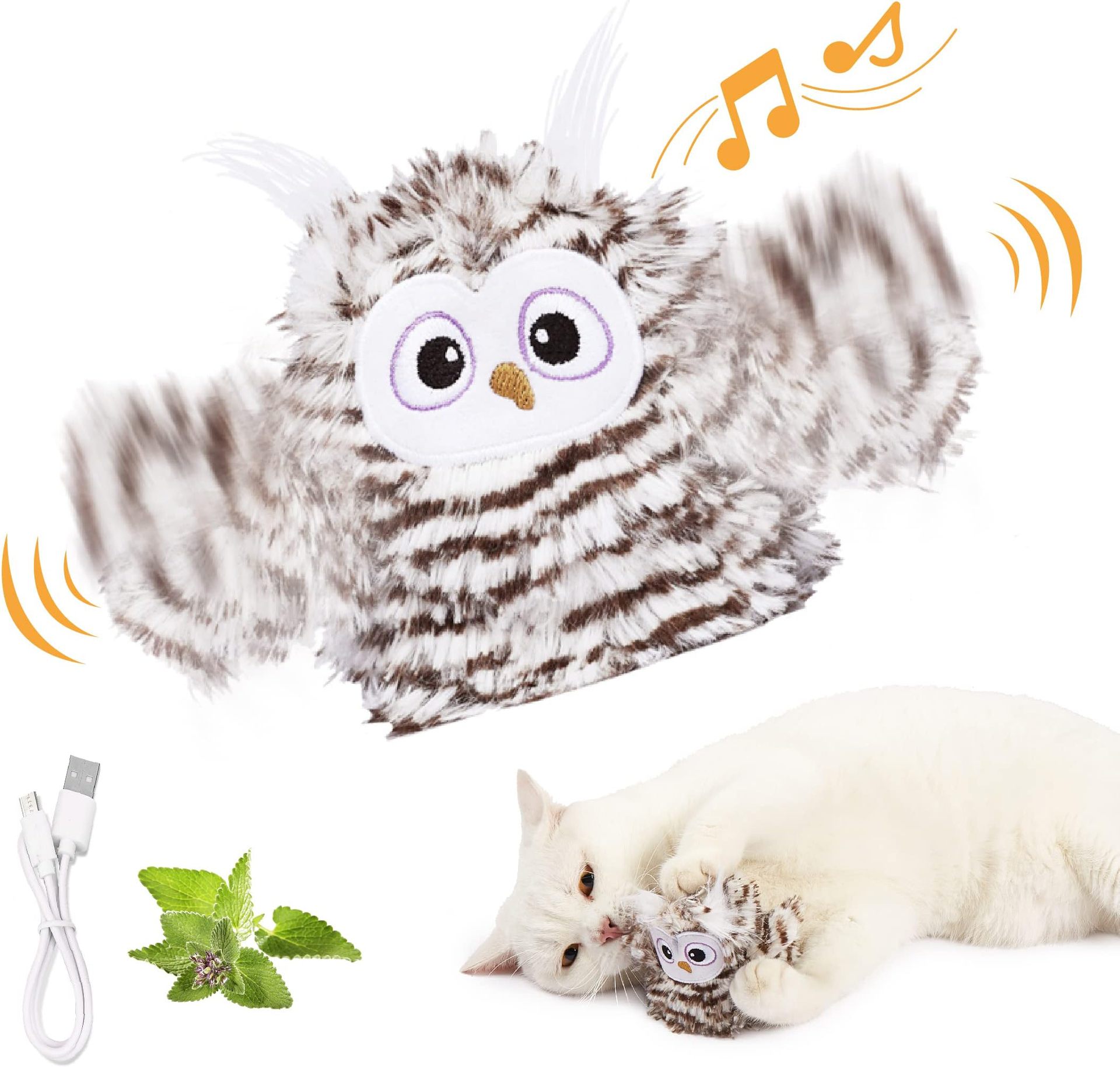 Interactive Plush Toys For Indoor Cats