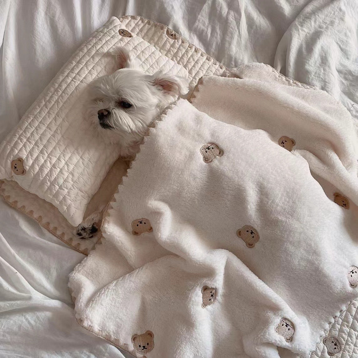 Square Mat Removable And Washable Dog Bed