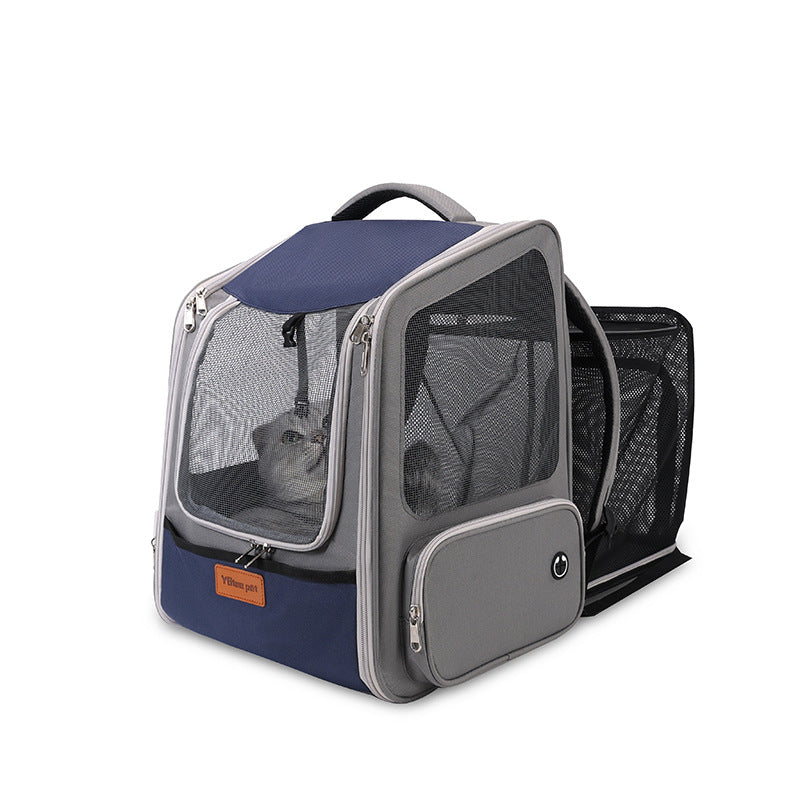 Portable Pet Backpack Expandable