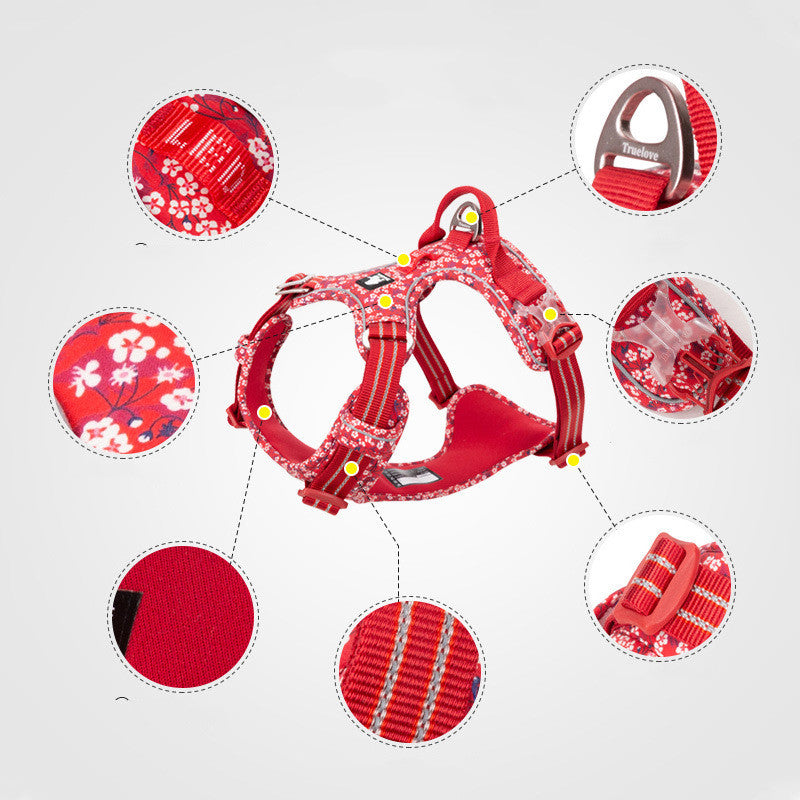 Pet Dog Leash Set Vest Type