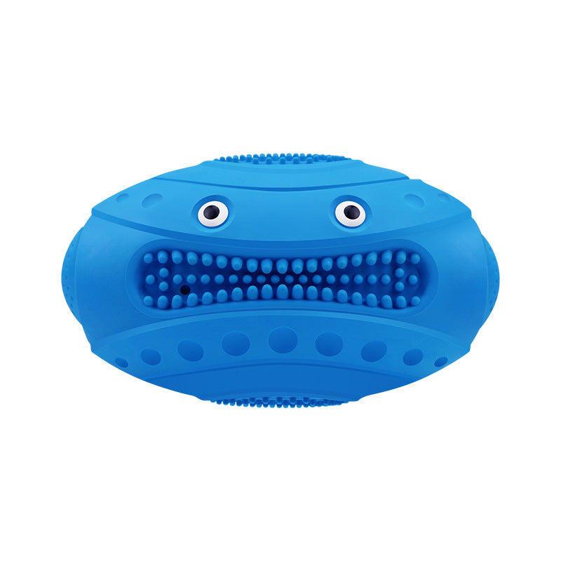 Vocal Rugby Pet Toy Natural Rubber