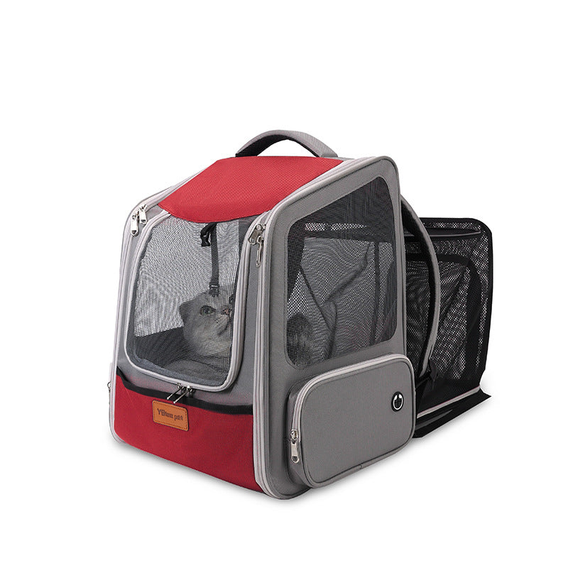 Portable Pet Backpack Expandable