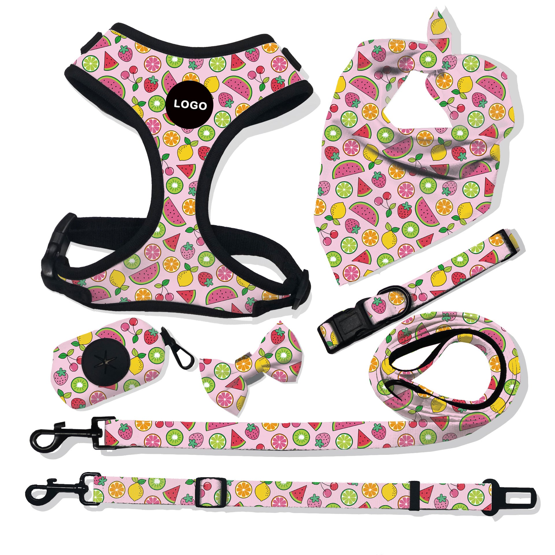 Breathable Dog Harness Leash Set