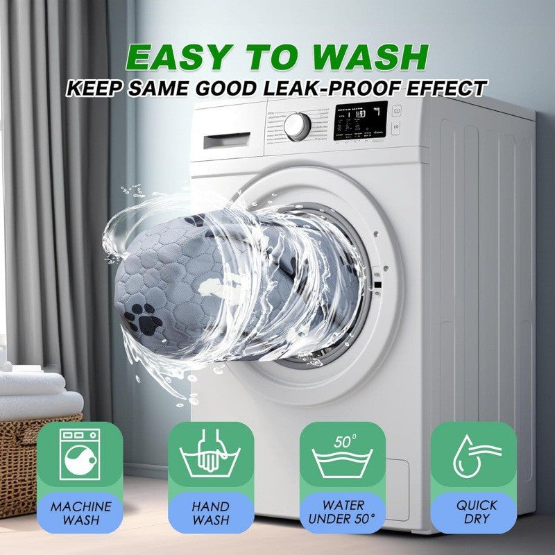 Pet Pee Pads Are Machine-washable And Reusable