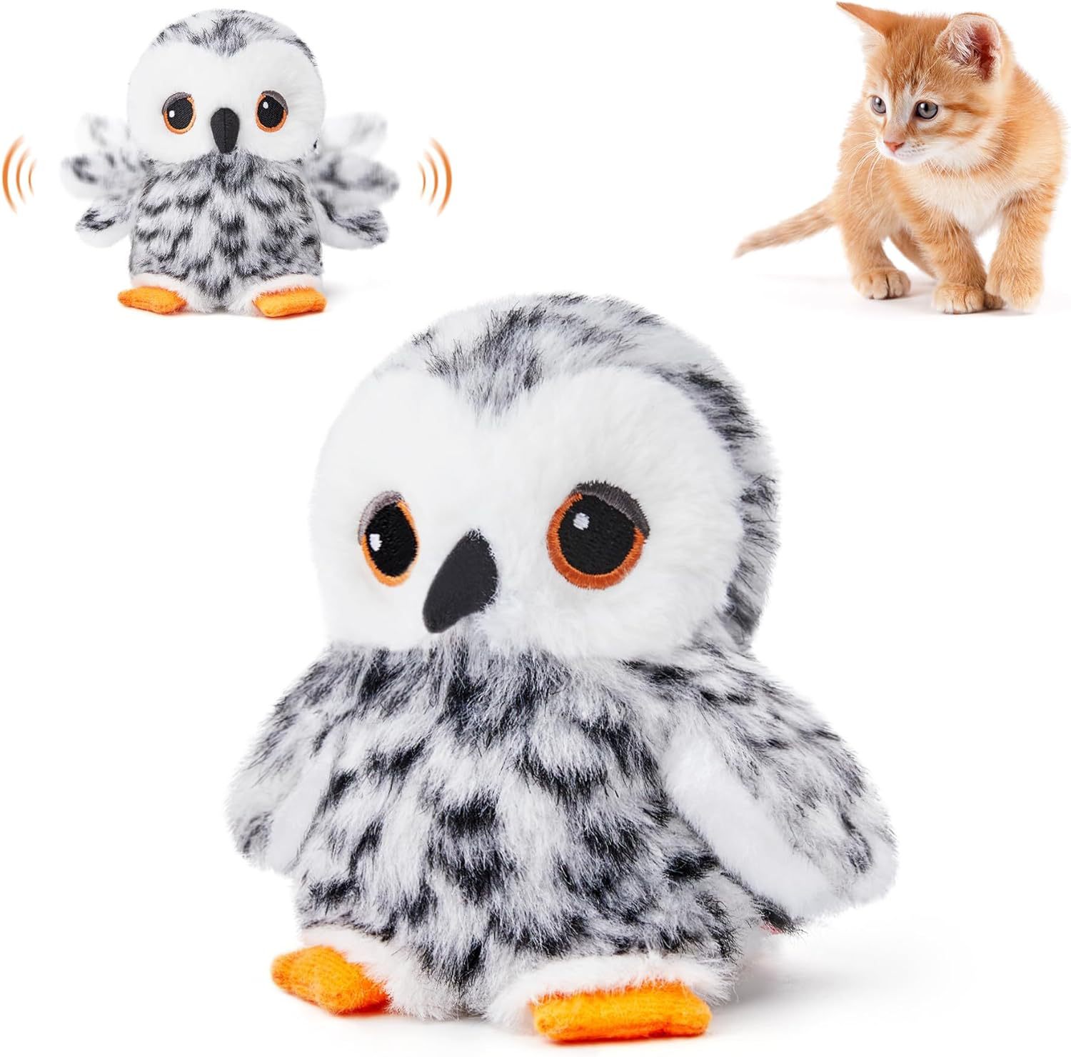 Interactive Plush Toys For Indoor Cats