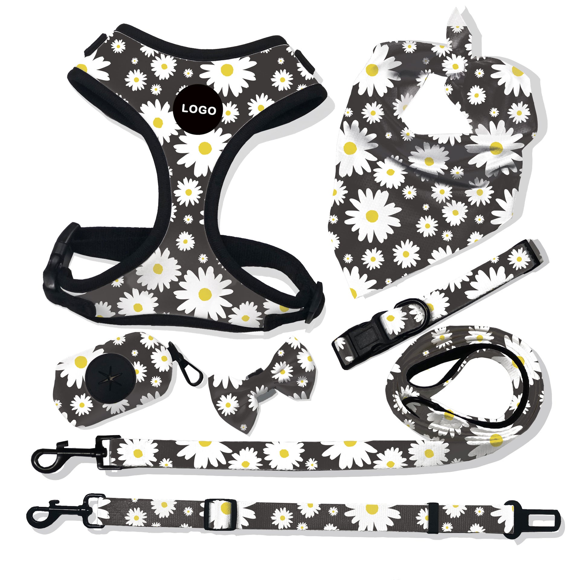 Breathable Dog Harness Leash Set