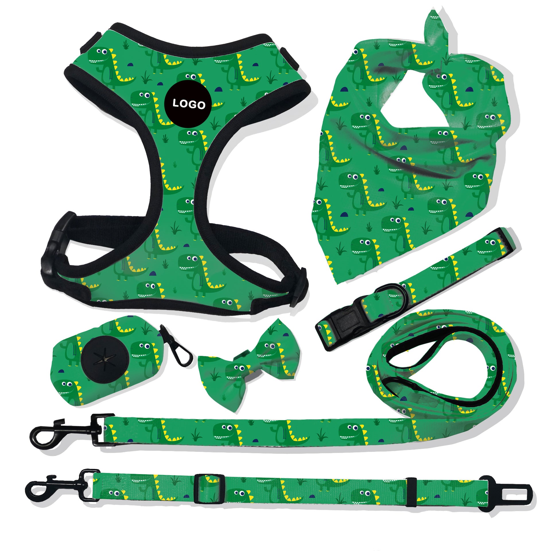 Breathable Dog Harness Leash Set