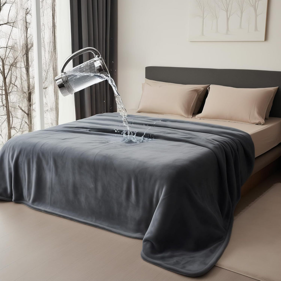 Double-sided Flannel Blanket Pet Blanket Couple Waterproof Supplies