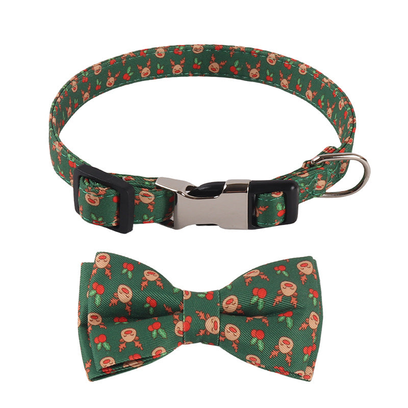 Pet Supplies Design Christmas Series Bow SUNFLOWER Holiday Dog Collar