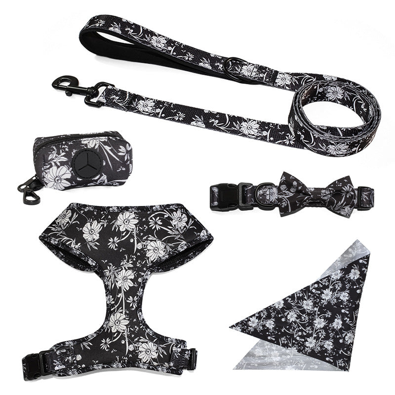 Pet Leash Vest Type Chest Back