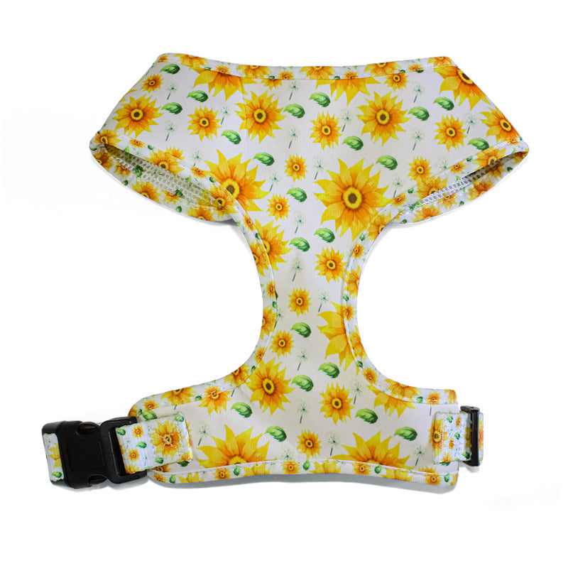 Pet Leash Vest Type Chest Back