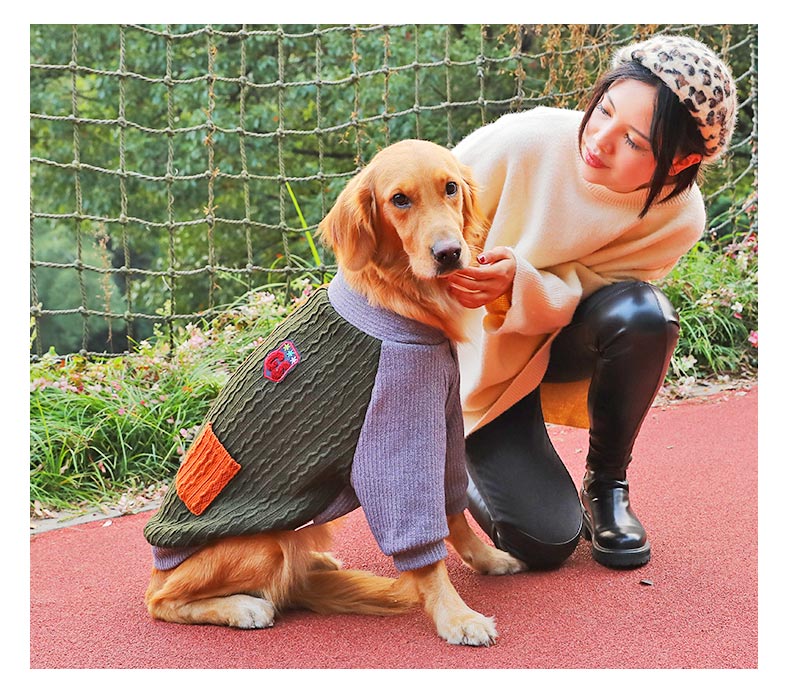 Thickening Large Dog Clothes Sweater