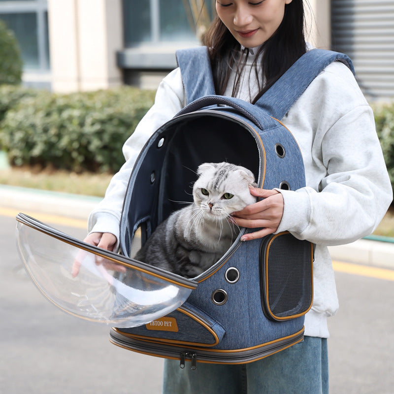 Transparent Pet Portable Backpack