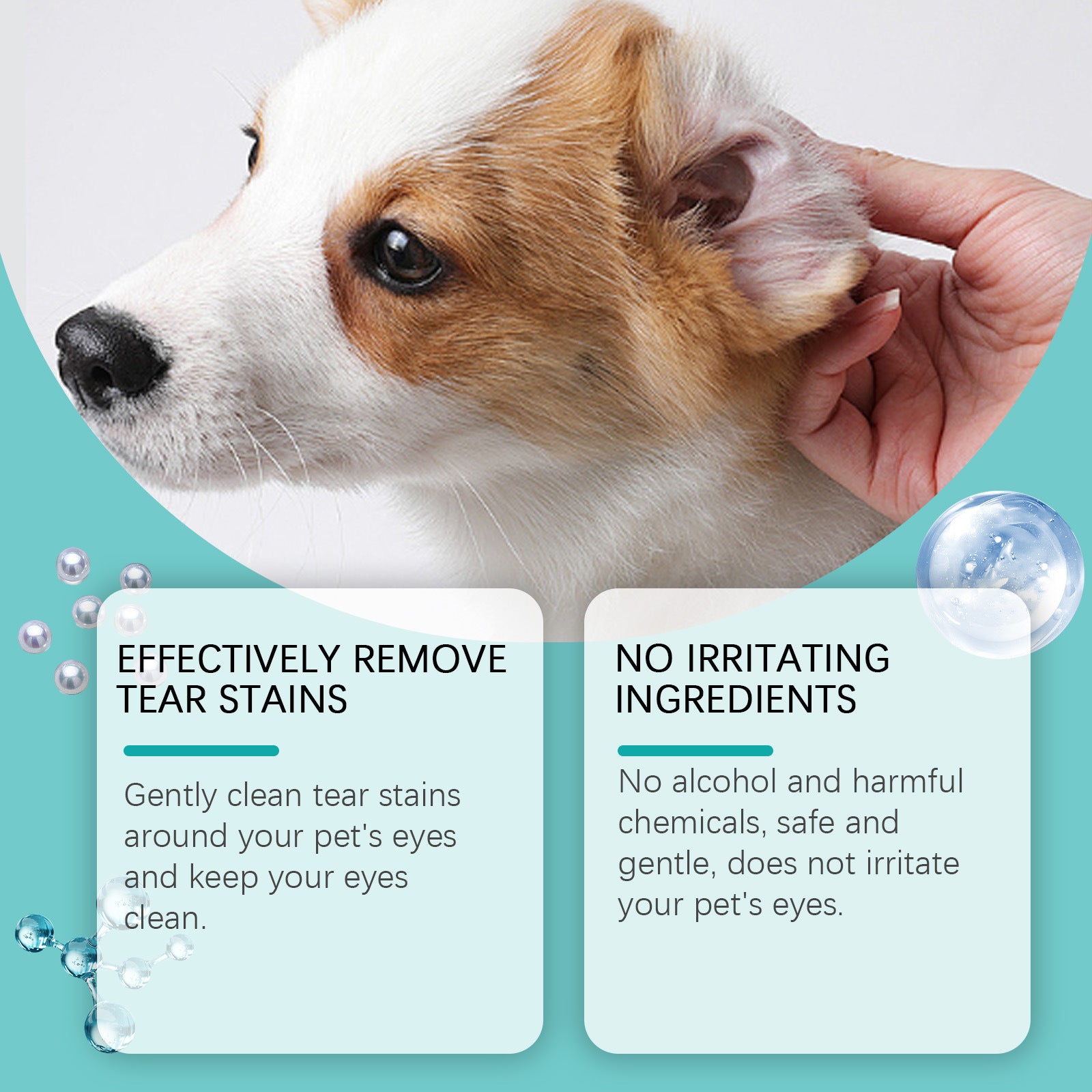 Pet Ear Eye Wipes Gentle