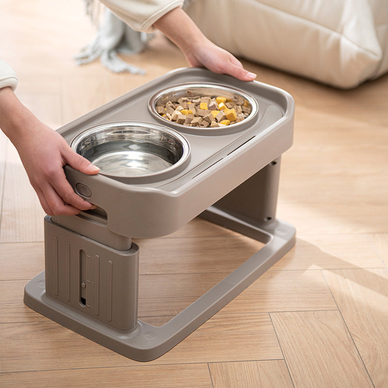 Lifting Stainless Steel Pet Tableware