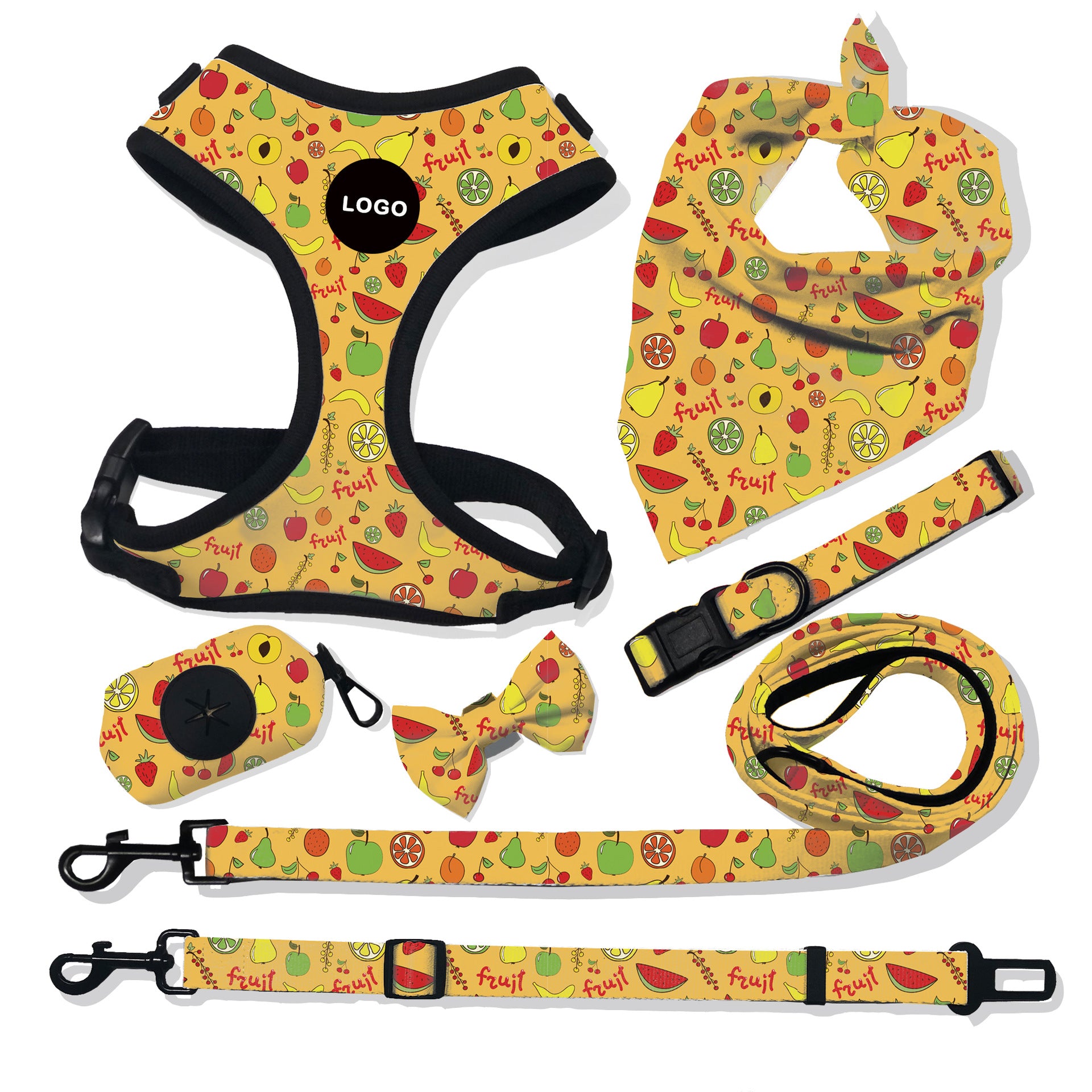 Breathable Dog Harness Leash Set