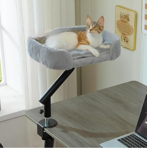 Desktop Cat Bed With Adjustable-height