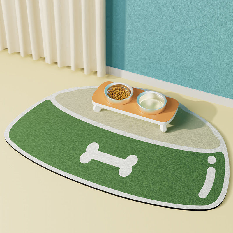 Pet Feeding Mat Silicone Non-slip Waterproof Feeding Splash-proof Mat