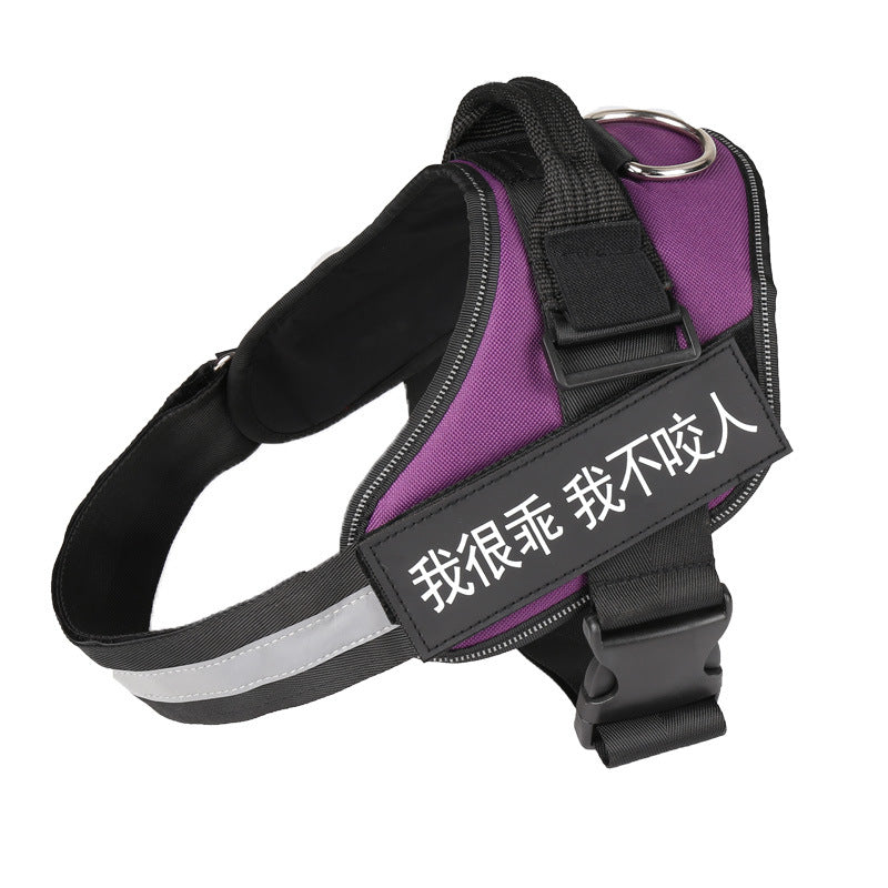 Simple Pet Leash Chest Strap Set