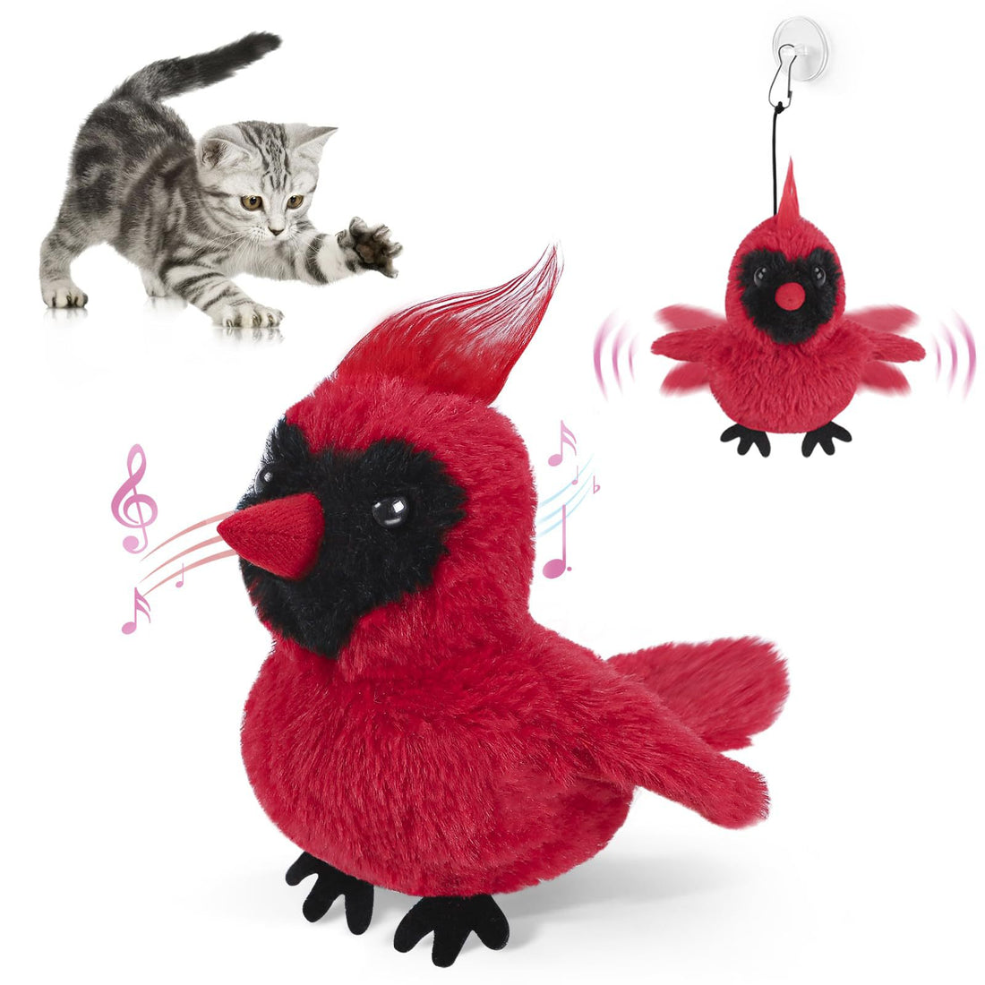 Interactive Plush Toys For Indoor Cats