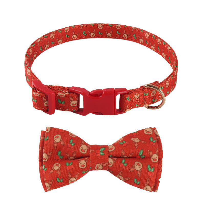 Pet Supplies Design Christmas Series Bow SUNFLOWER Holiday Dog Collar