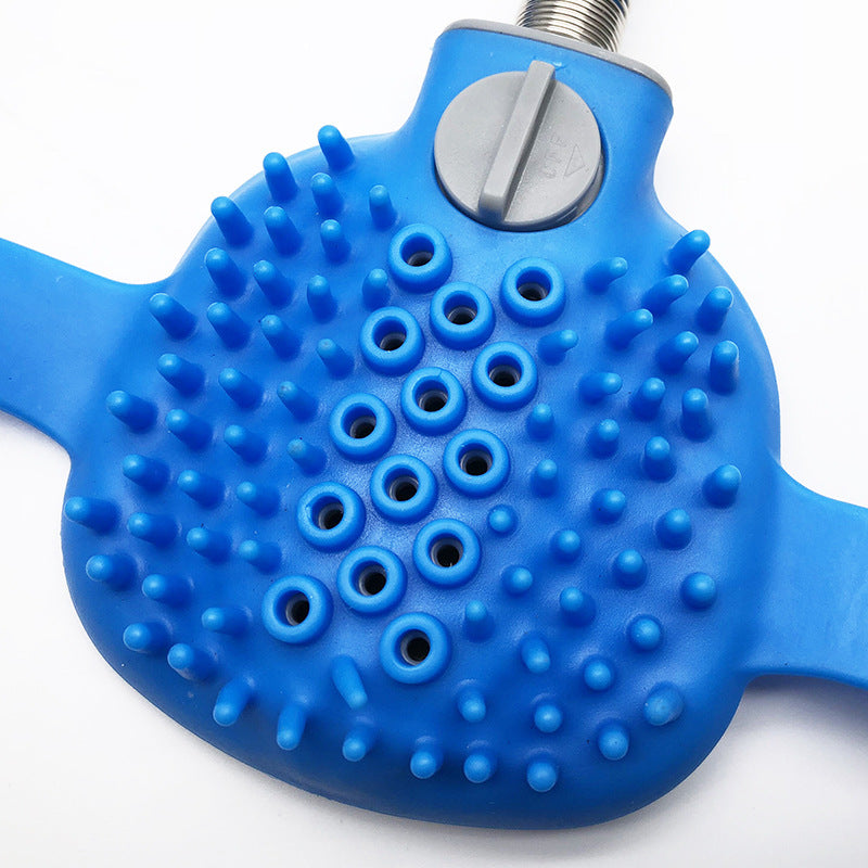 Pet Outdoor Shower Bath Brush Dog