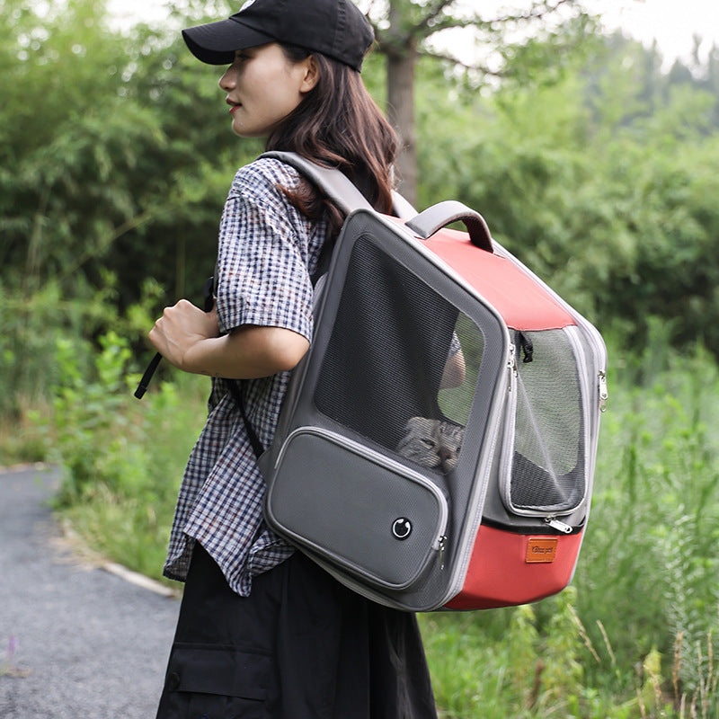 Portable Pet Backpack Expandable