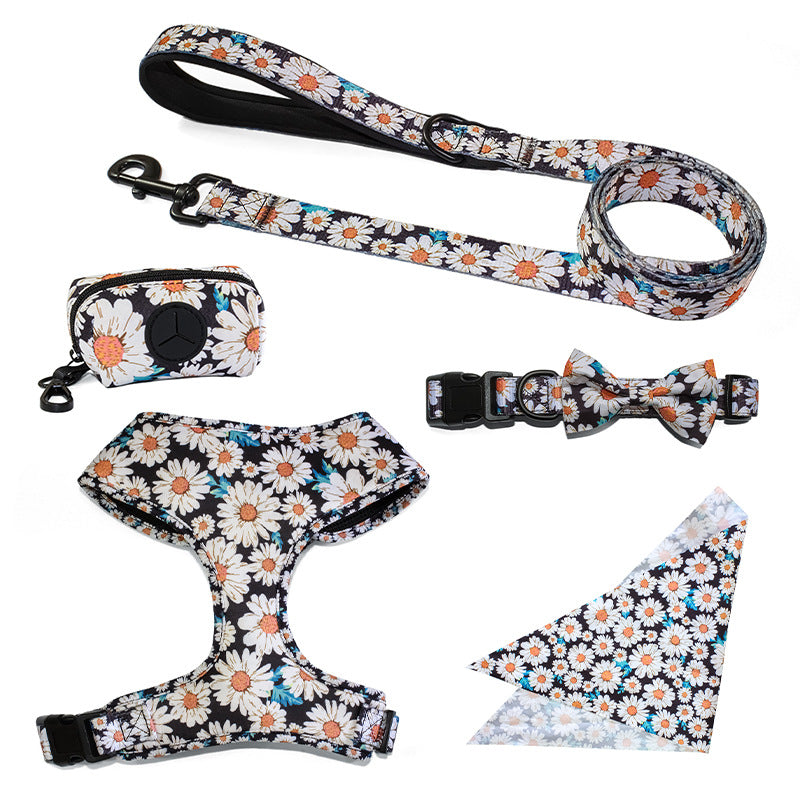 Pet Leash Vest Type Chest Back