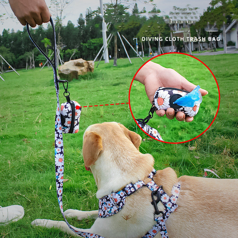Pet Leash Vest Type Chest Back